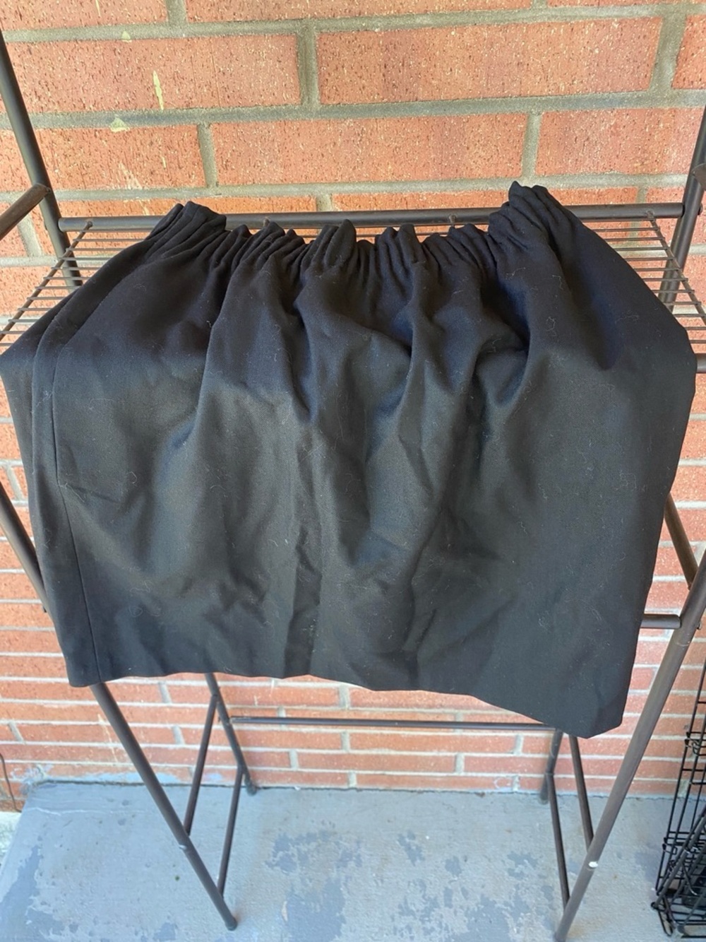 J. Crew Black Mini Skirt with Elastic Waist